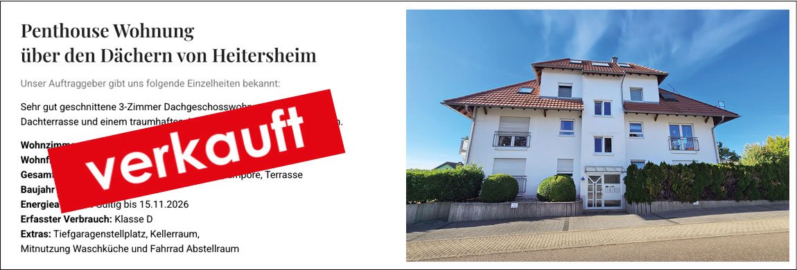 Verkauft in Heitersheim